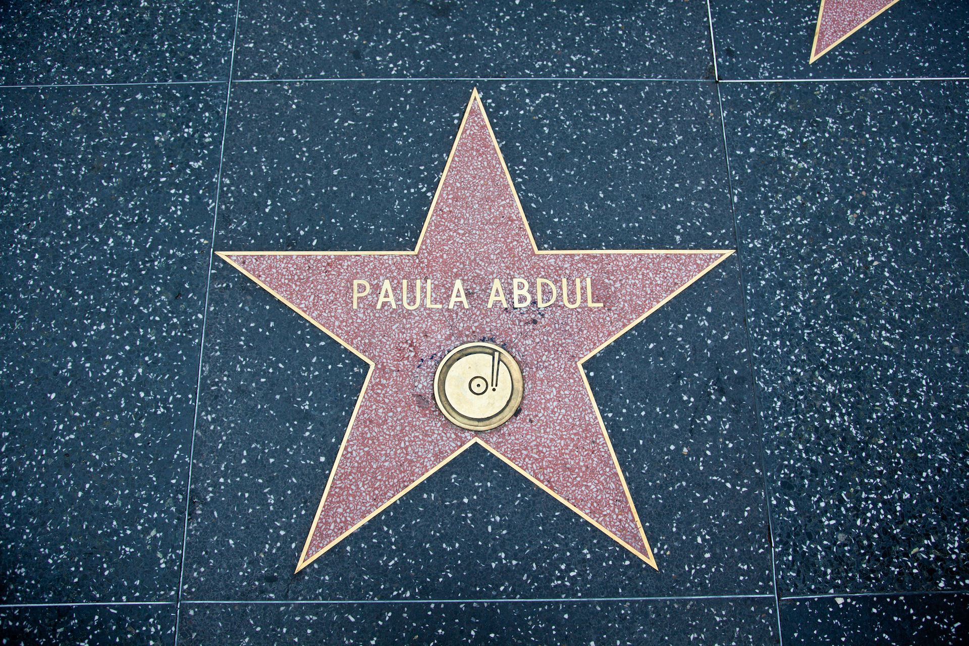 Hollywood Walk Of Fame Paula Abdul